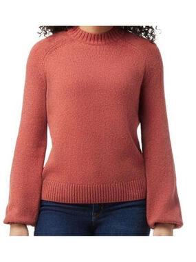 Women's Smartwool Sweater Size S Coral color Crew Neck Pullover